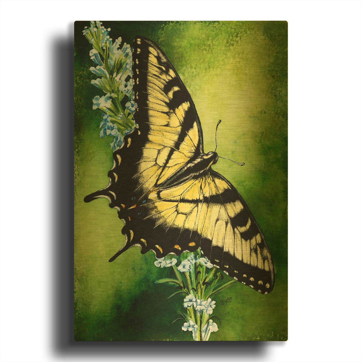'Fragile Beauty' By Barbara Keith Gold Metal Wall Art