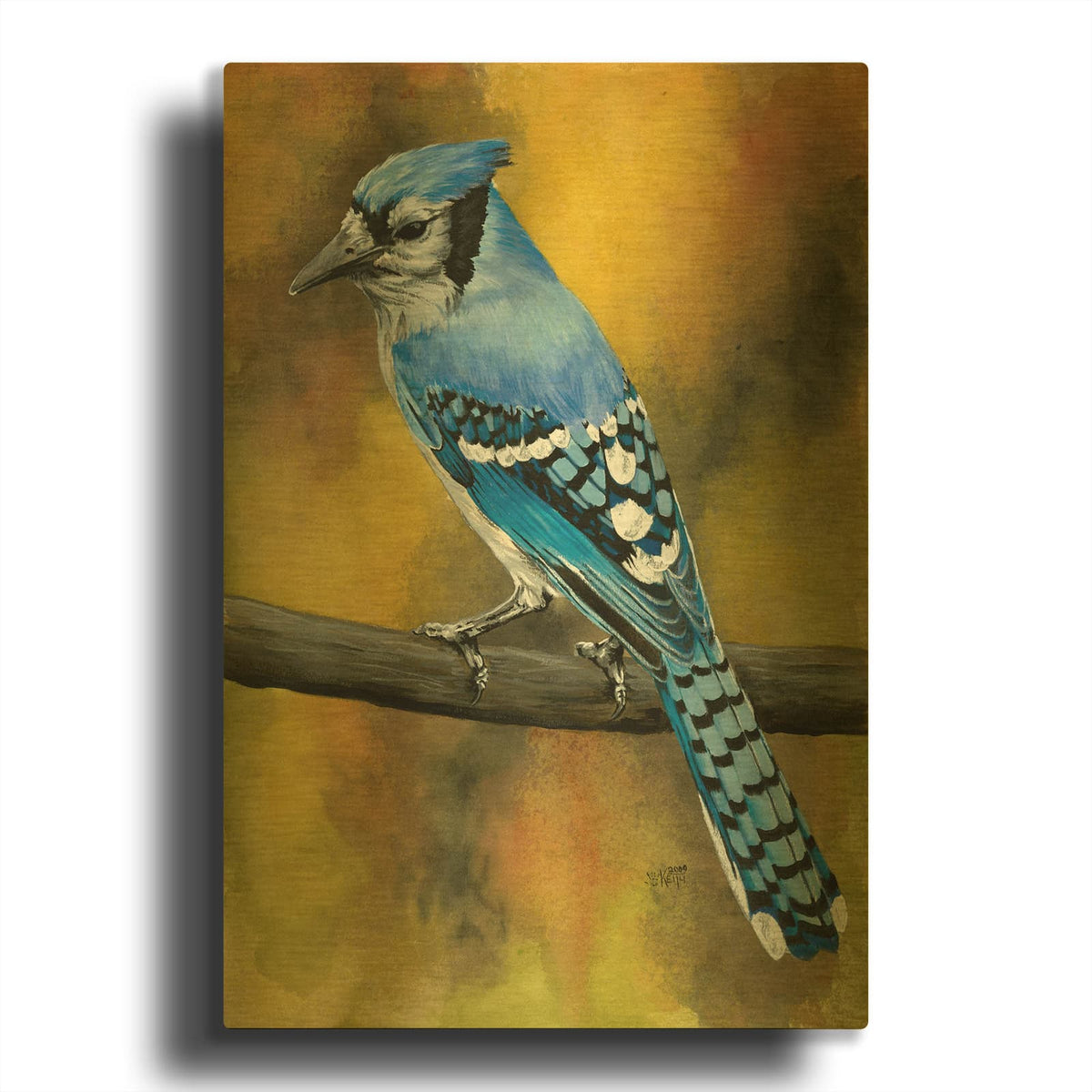 'Aristocrat' By Barbara Keith Gold Metal Wall Art