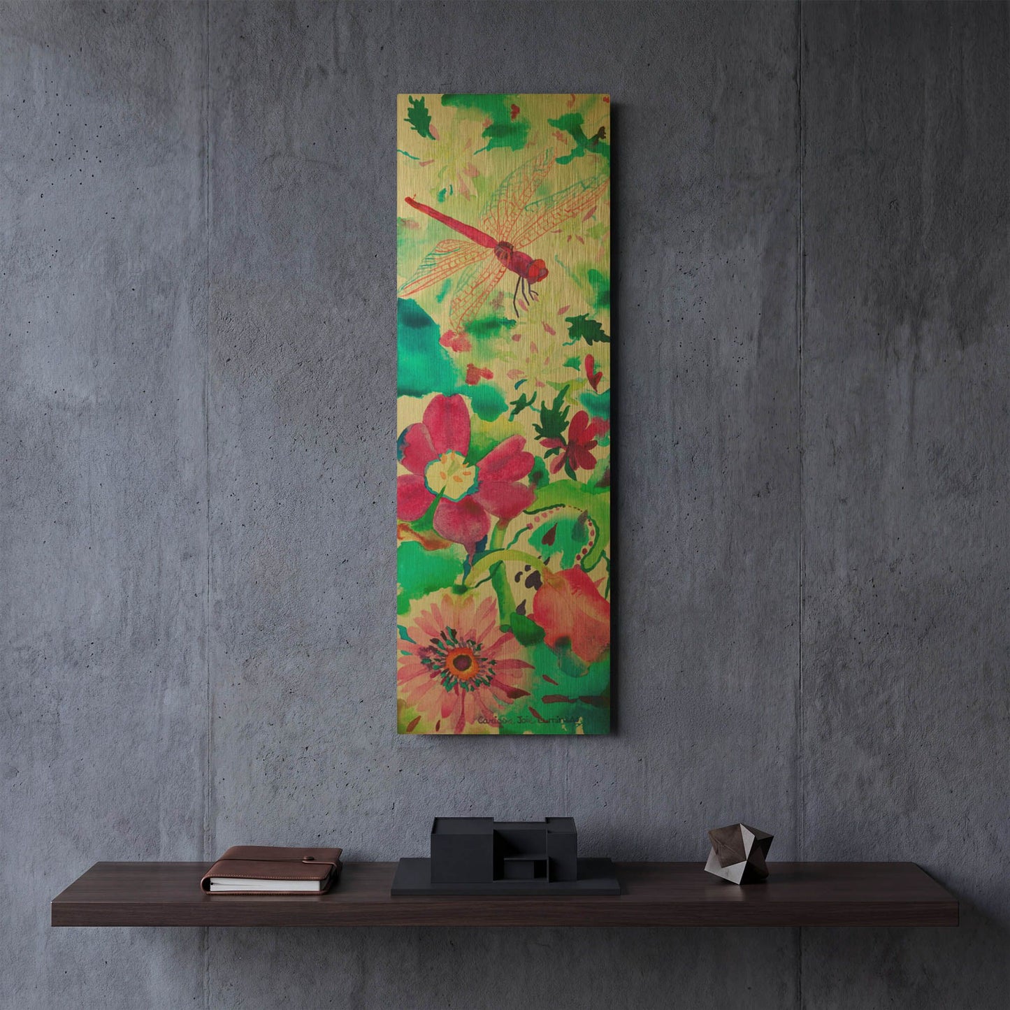 'Euphoric Release' By Carissa Luminess Gold Metal Wall Art