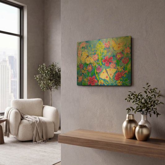 'Gates Of Grace' By Carissa Luminess Gold Metal Wall Art