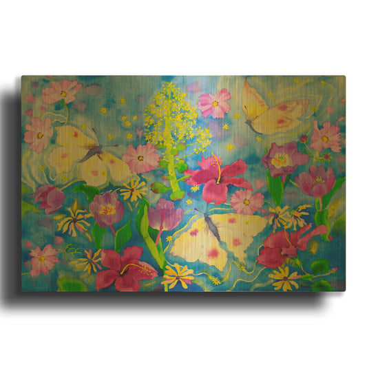 'Gates Of Grace' By Carissa Luminess Gold Metal Wall Art
