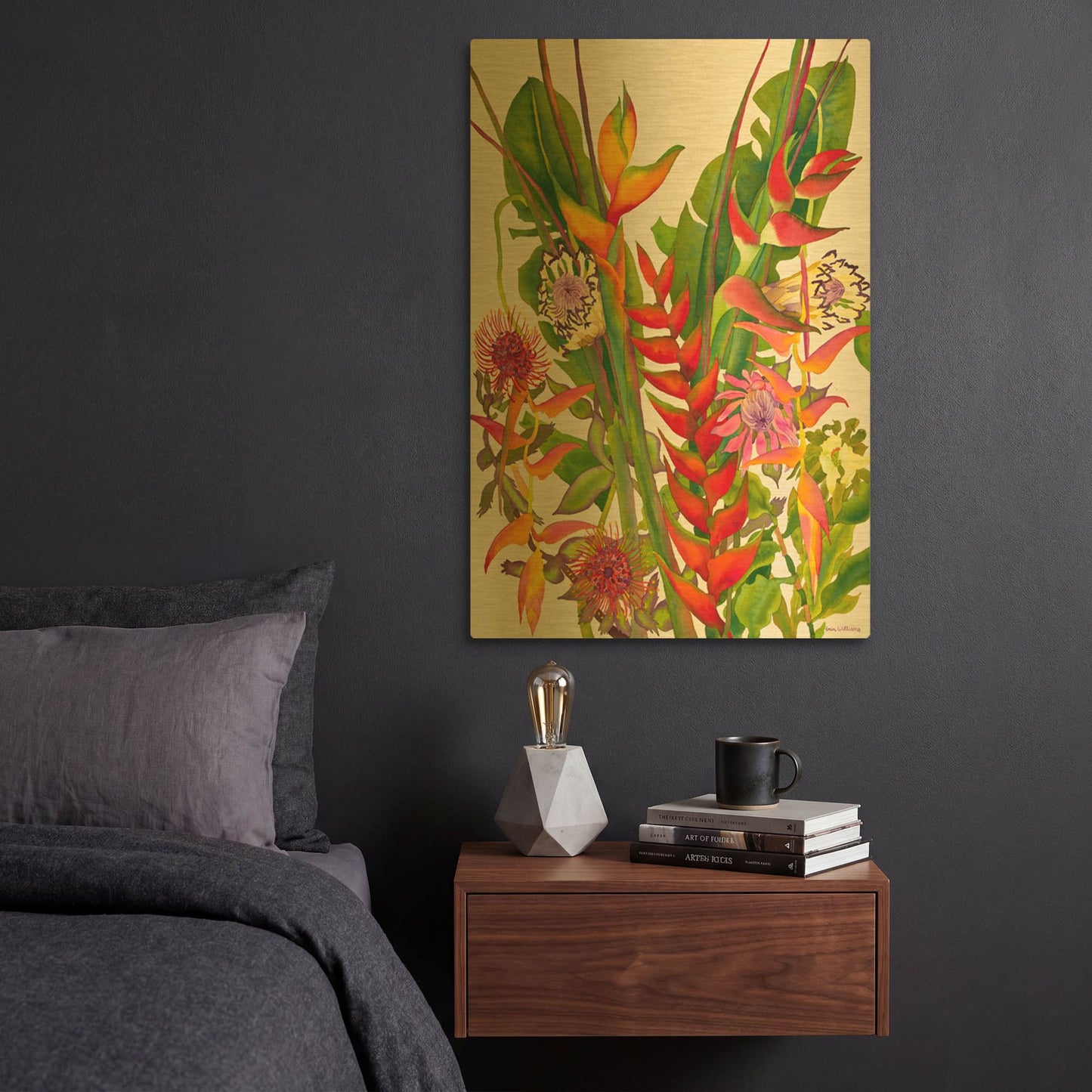 'Radiant Supreme' By Carissa Luminess Gold Metal Wall Art