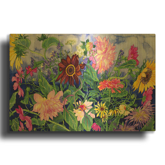 'Ascension' By Carissa Luminess Gold Metal Wall Art