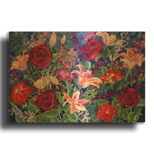 'Dance of Love' By Carissa Luminess Gold Metal Wall Art