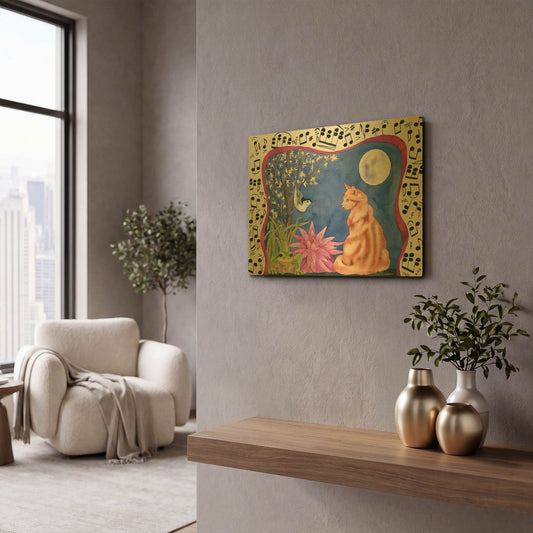'Serenade' By Carissa Luminess Gold Metal Wall Art