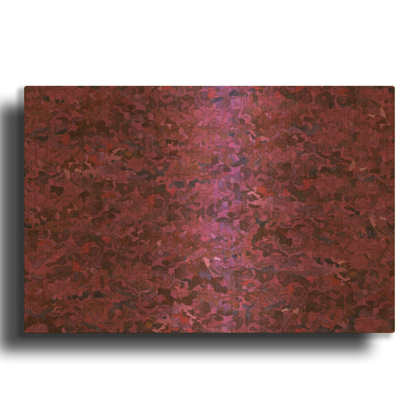 'Dance Of Love- Larkspur Repeat' By Carissa Luminess Gold Metal Wall Art