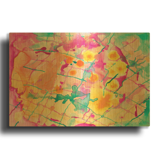 'Ground Of Being' By Carissa Luminess Gold Metal Wall Art