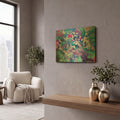 'Luminous Darkness' By Carissa Luminess Gold Metal Wall Art