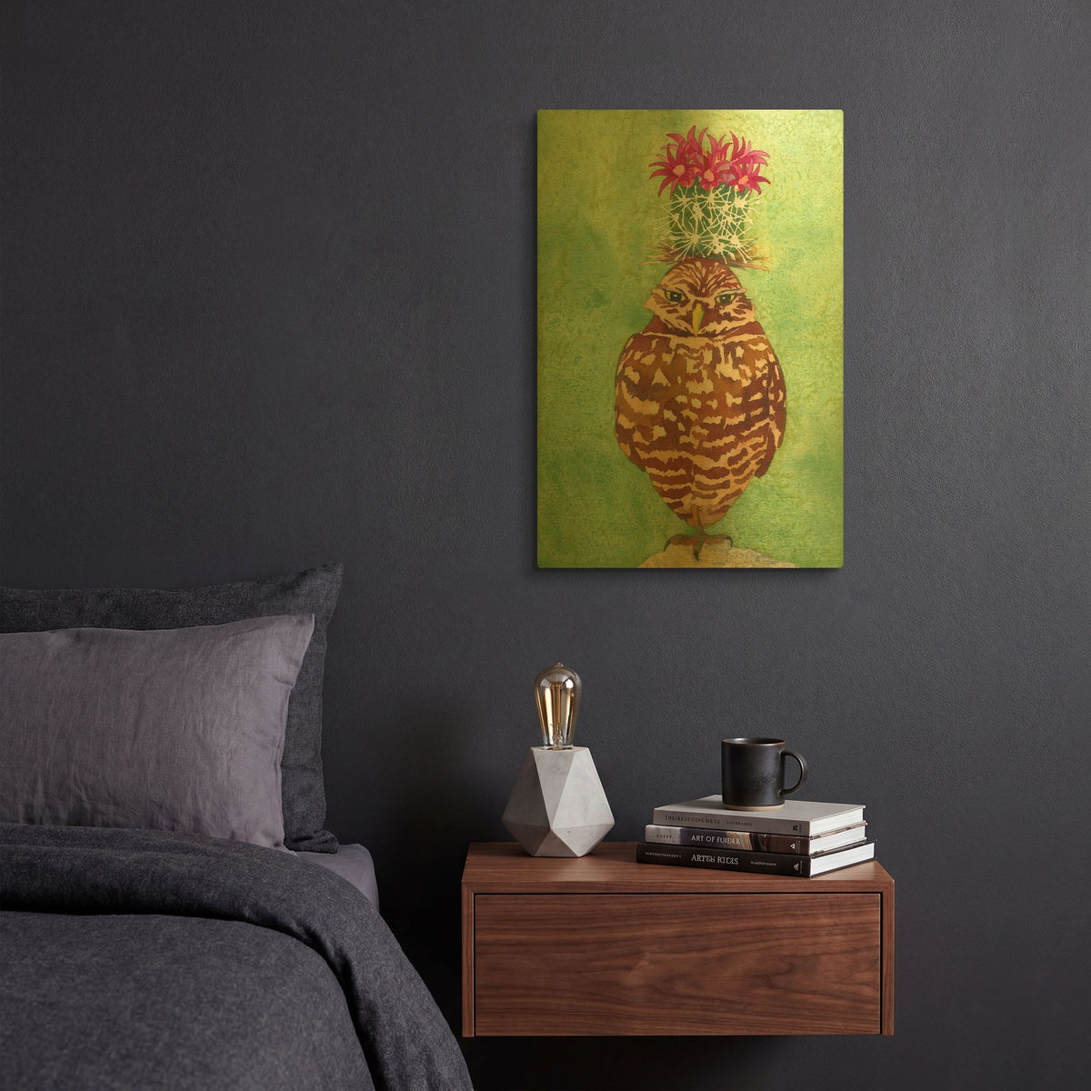 'Ms-Pygmy' By Carissa Luminess Gold Metal Wall Art