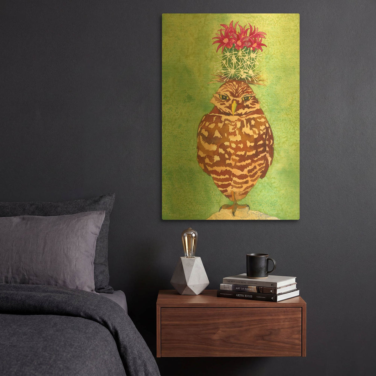 'Ms-Pygmy' By Carissa Luminess Gold Metal Wall Art