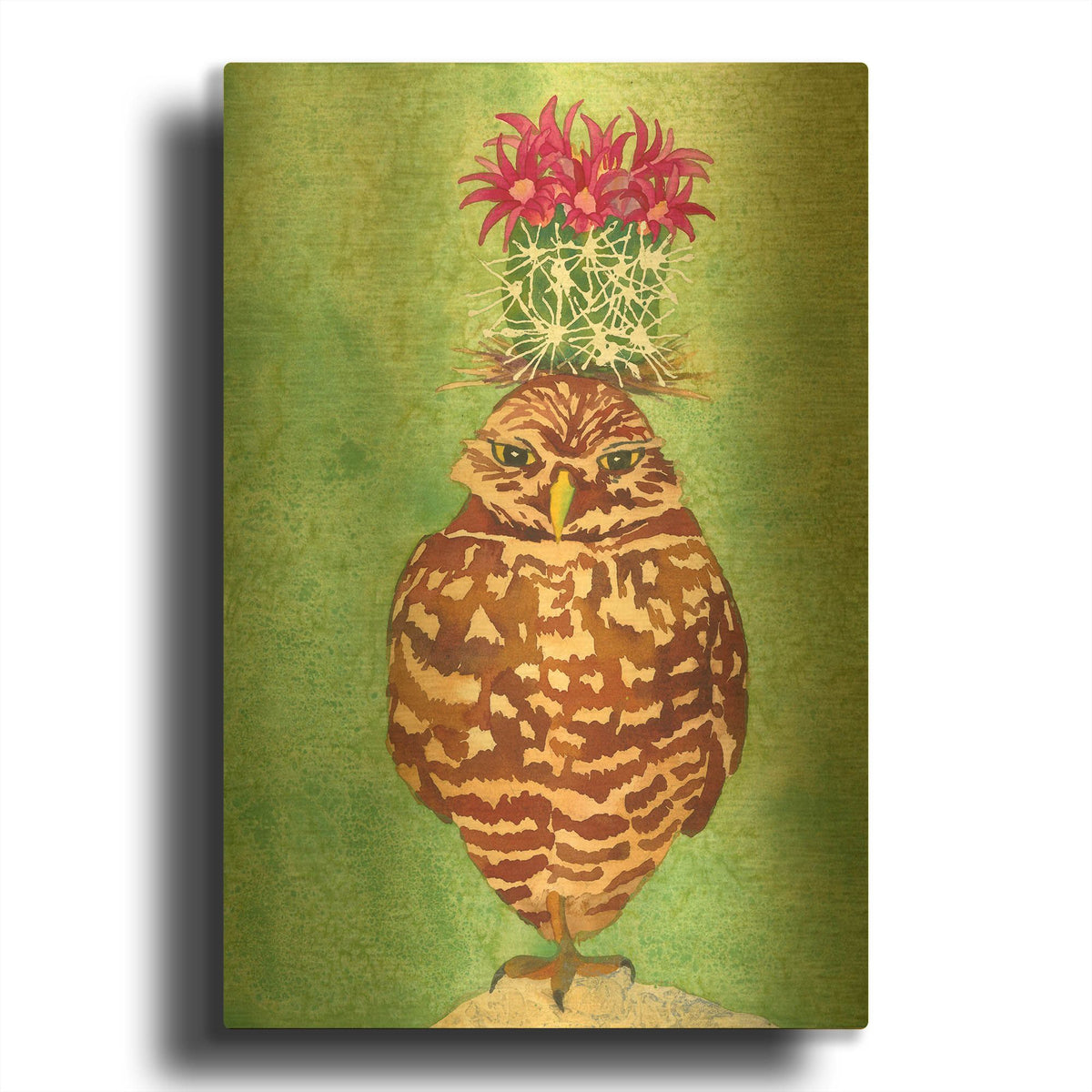 'Ms-Pygmy' By Carissa Luminess Gold Metal Wall Art