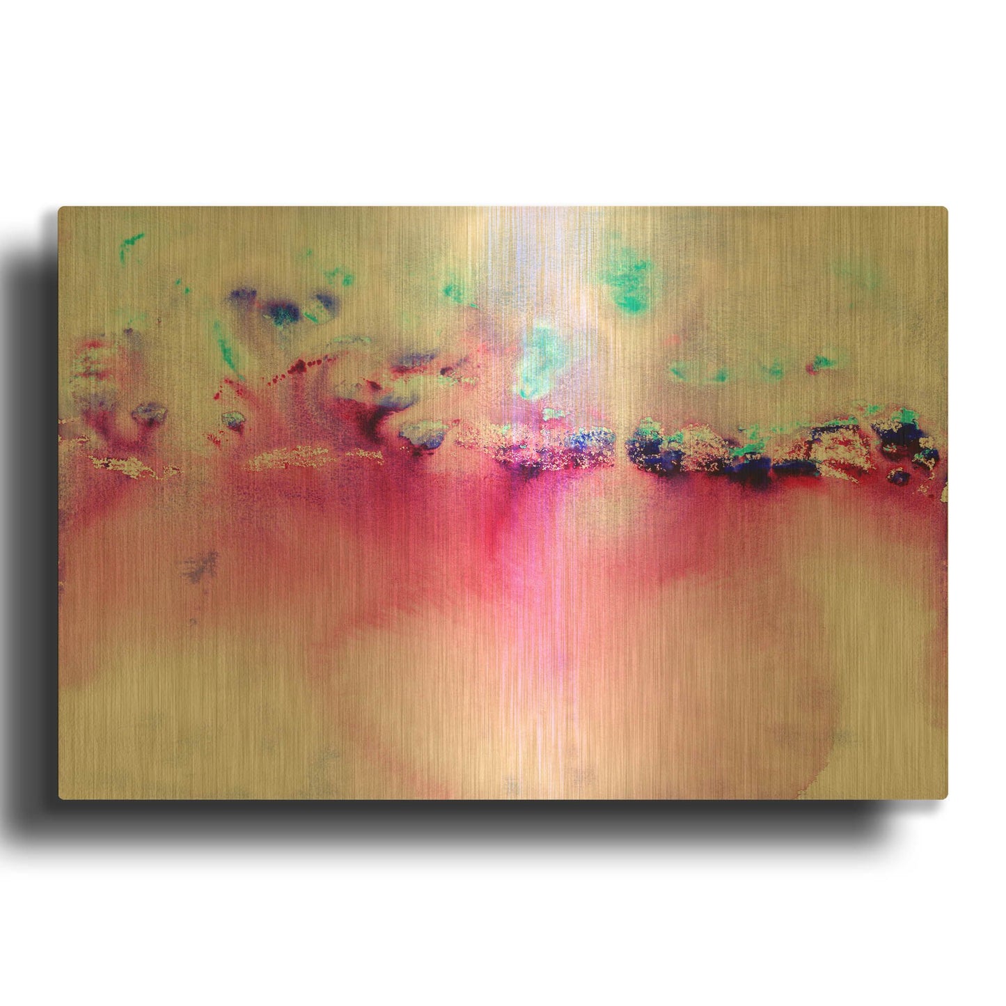 'Shamaness' By Carissa Luminess Gold Metal Wall Art
