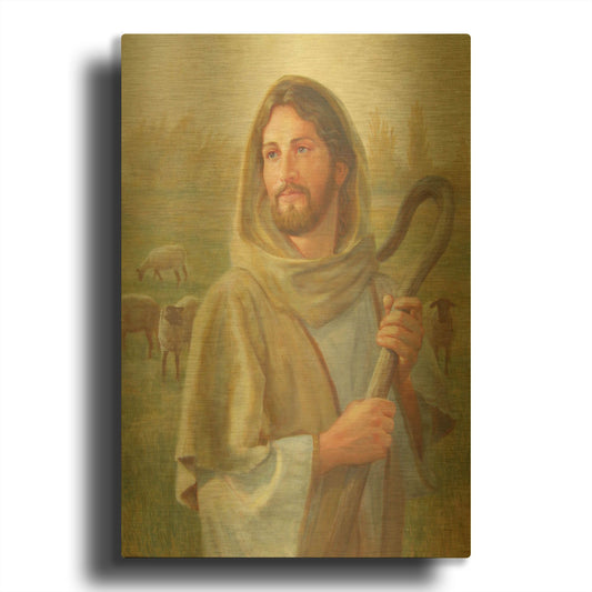 'Looking For The One' By David Lindsley Gold Metal Wall Art