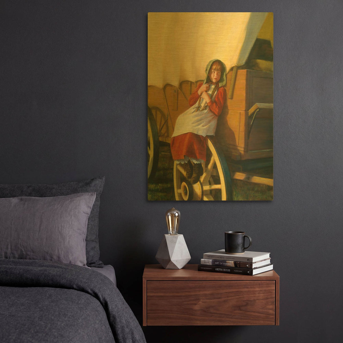 'Journey Of Faith' By David Lindsley Gold Metal Wall Art
