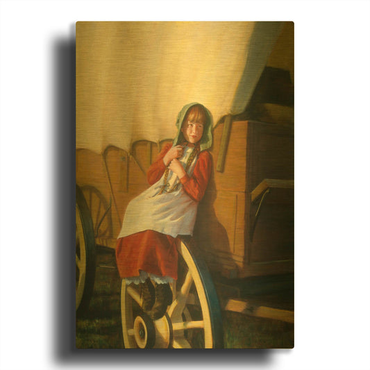 'Journey Of Faith' By David Lindsley Gold Metal Wall Art
