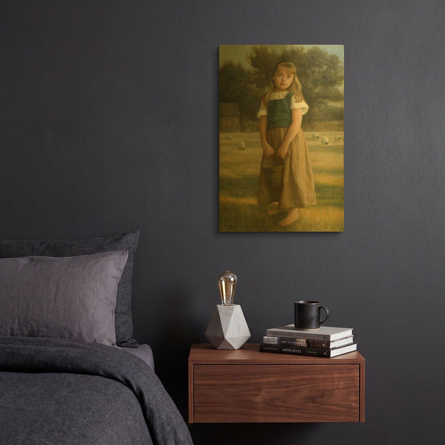 'Tender Duty' By David Lindsley Gold Metal Wall Art