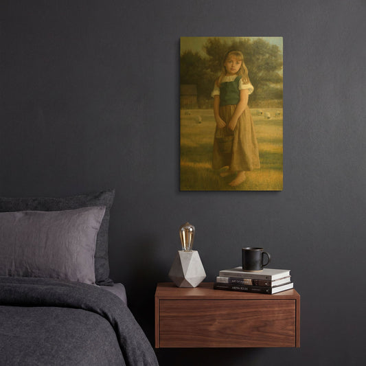 'Tender Duty' By David Lindsley Gold Metal Wall Art