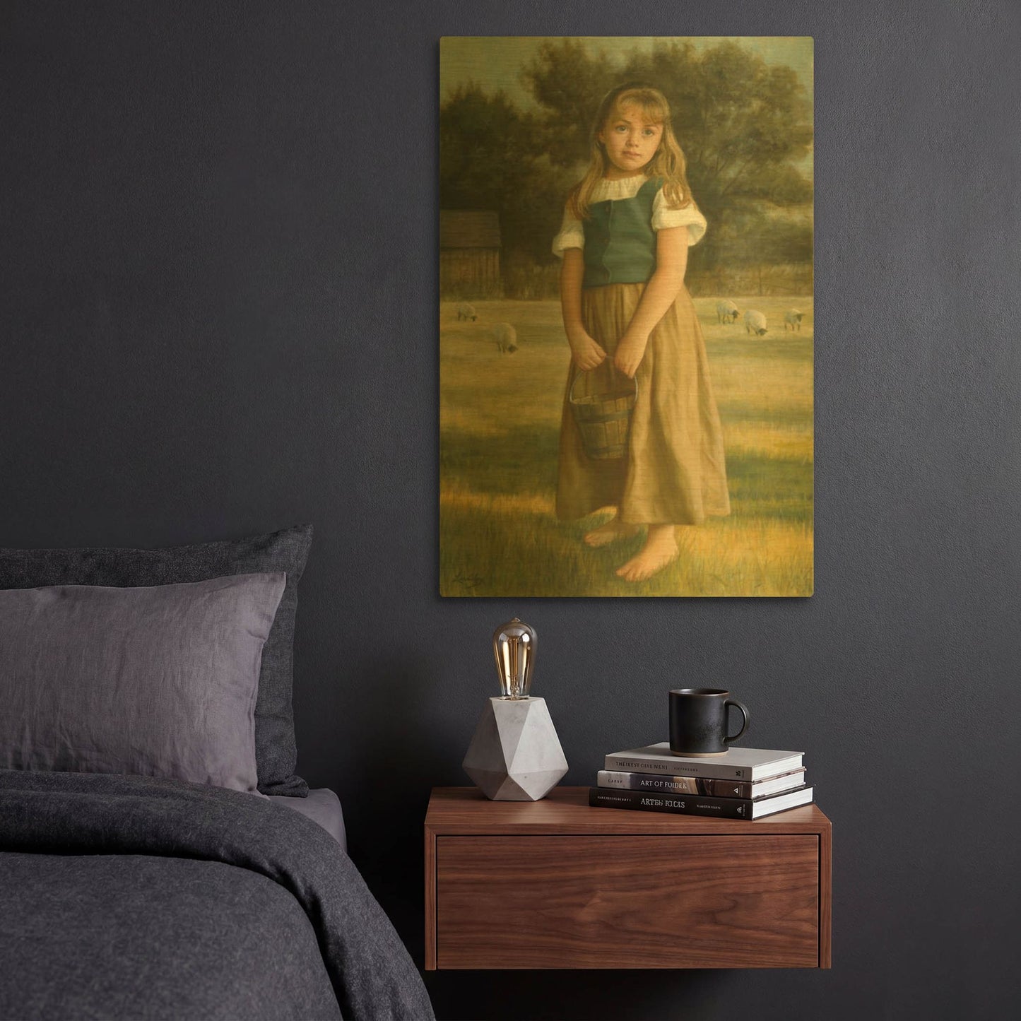 'Tender Duty' By David Lindsley Gold Metal Wall Art