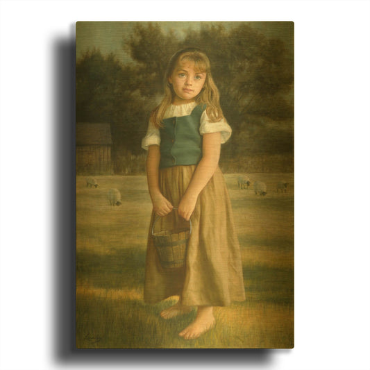 'Tender Duty' By David Lindsley Gold Metal Wall Art