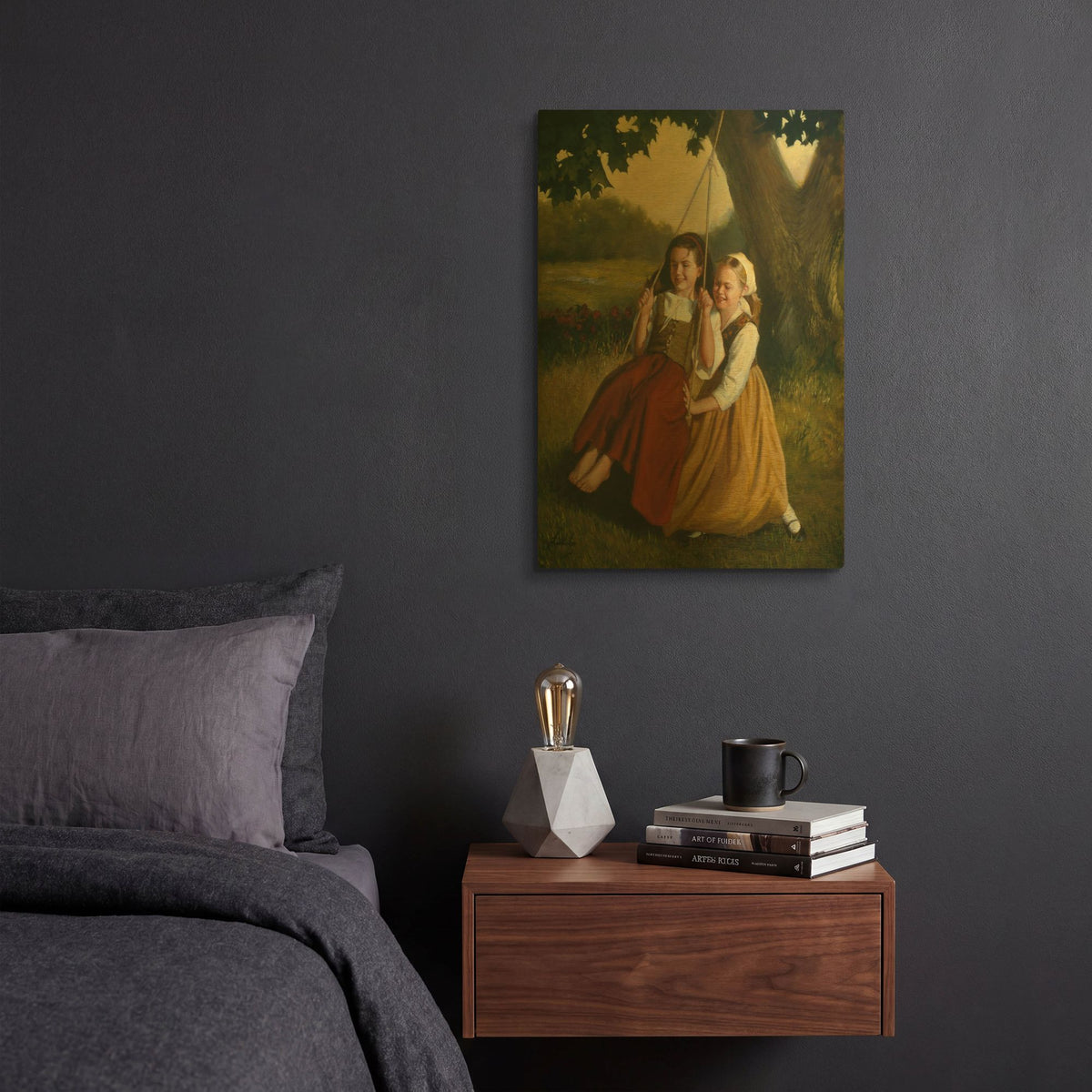'Friendship' By David Lindsley Gold Metal Wall Art