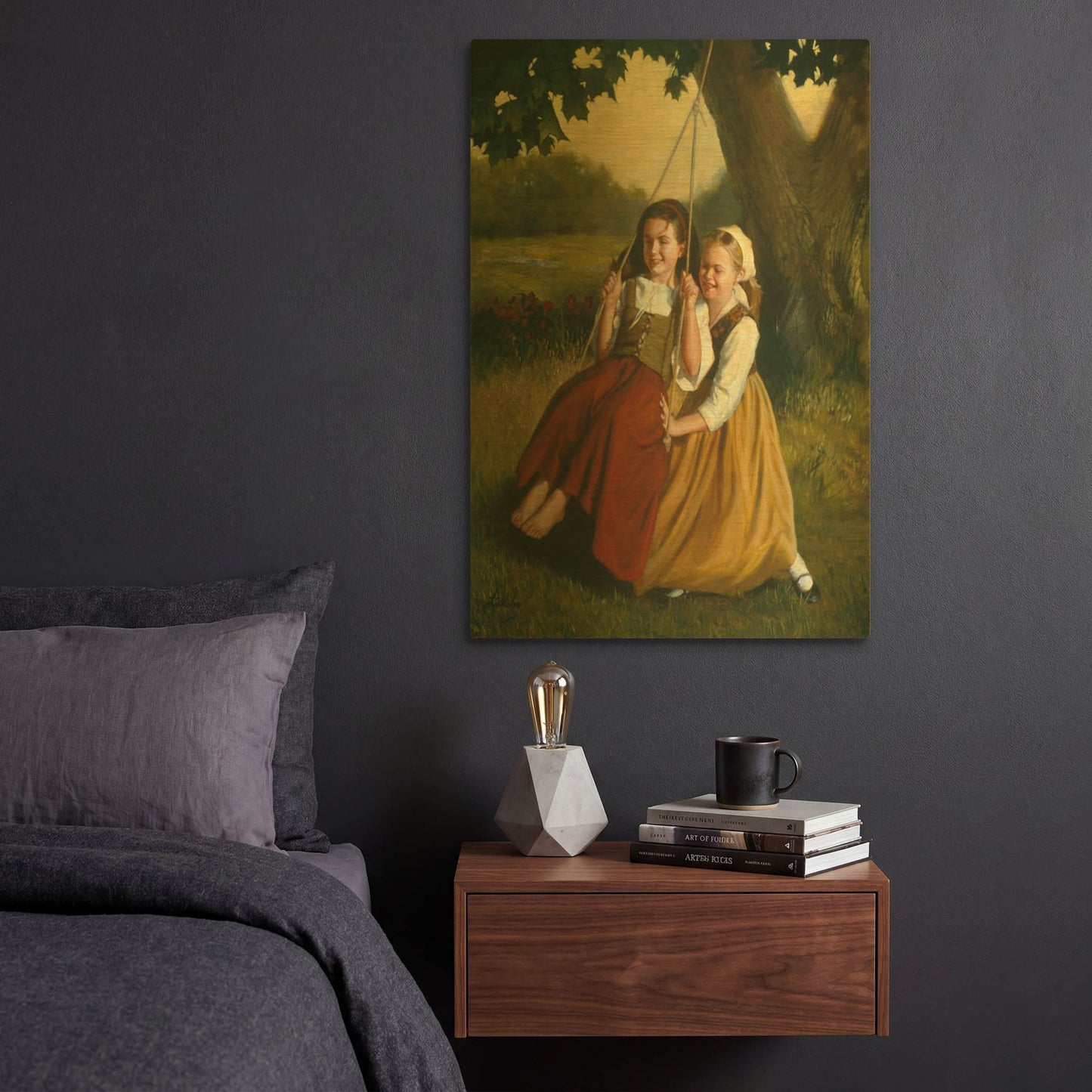 'Friendship' By David Lindsley Gold Metal Wall Art