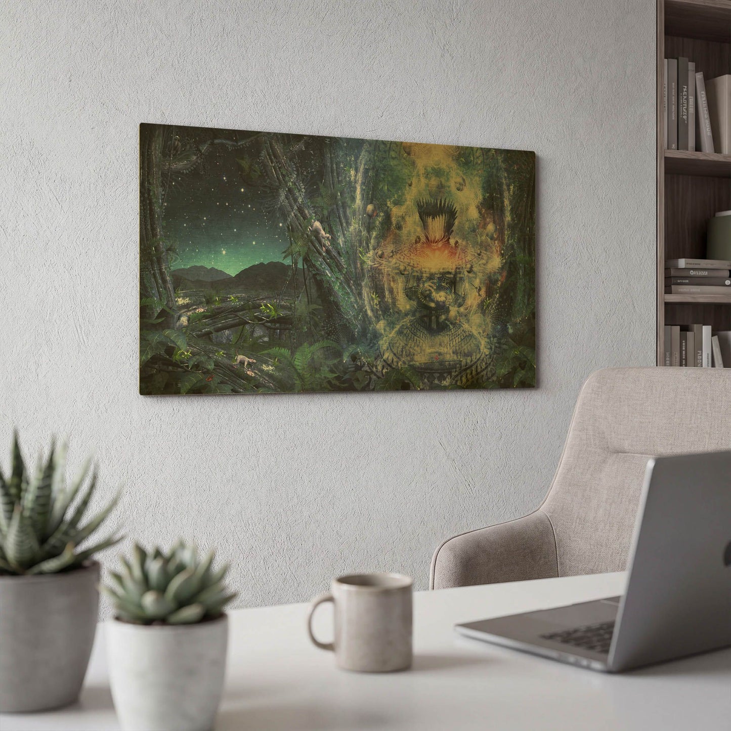 'From The Broken Grow The Saved' By Cameron Gray Gold Metal Wall Art