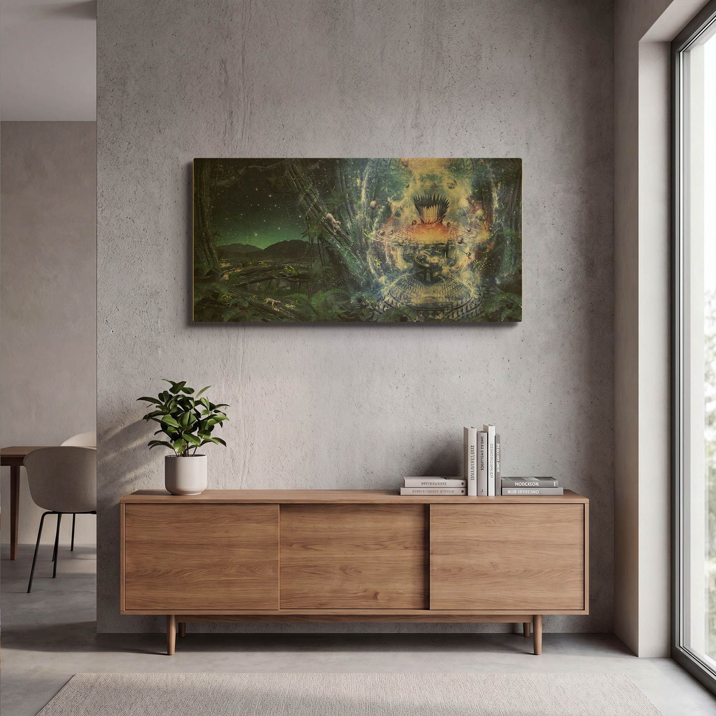 'From The Broken Grow The Saved' By Cameron Gray Gold Metal Wall Art