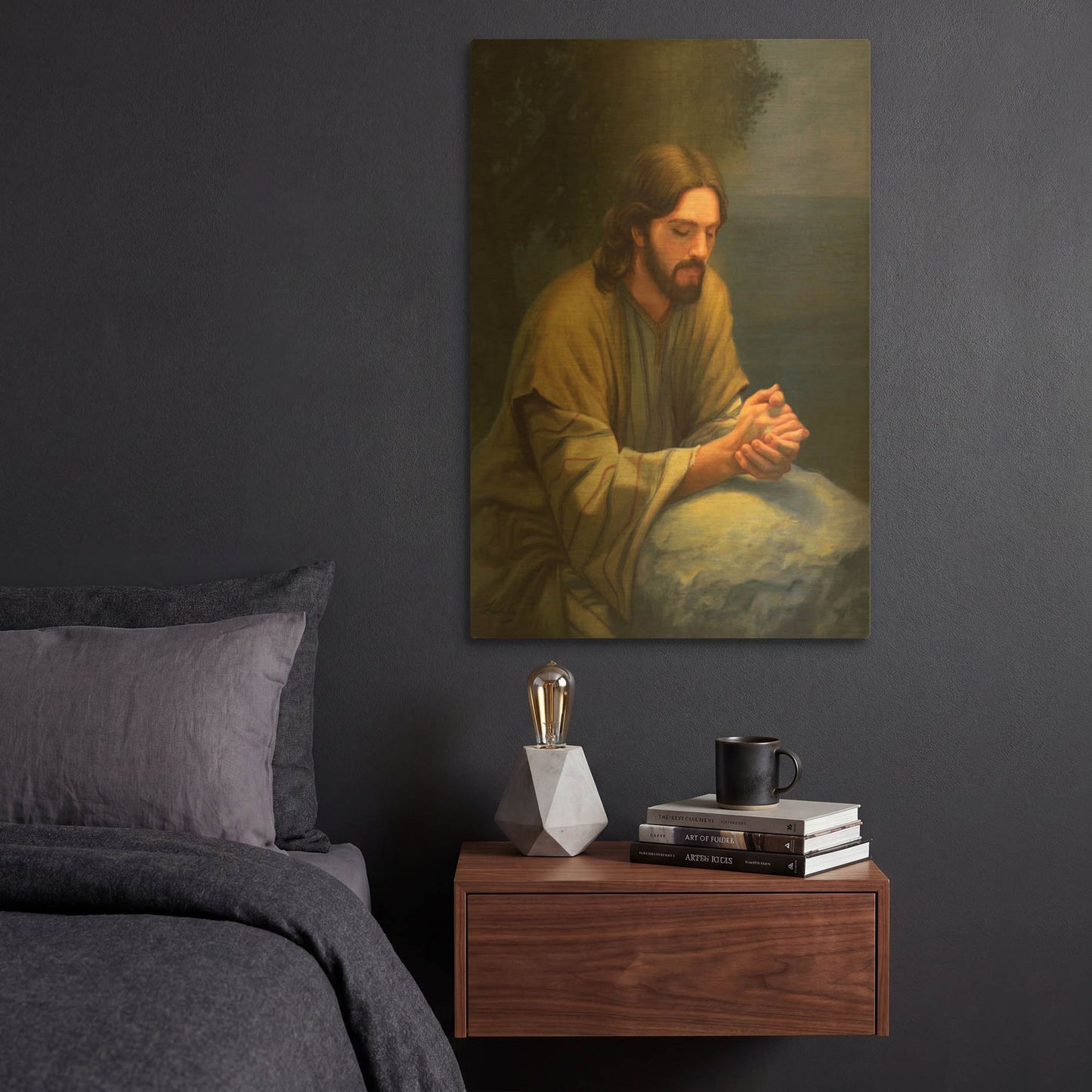 'The Intercession' By David Lindsley Gold Metal Wall Art