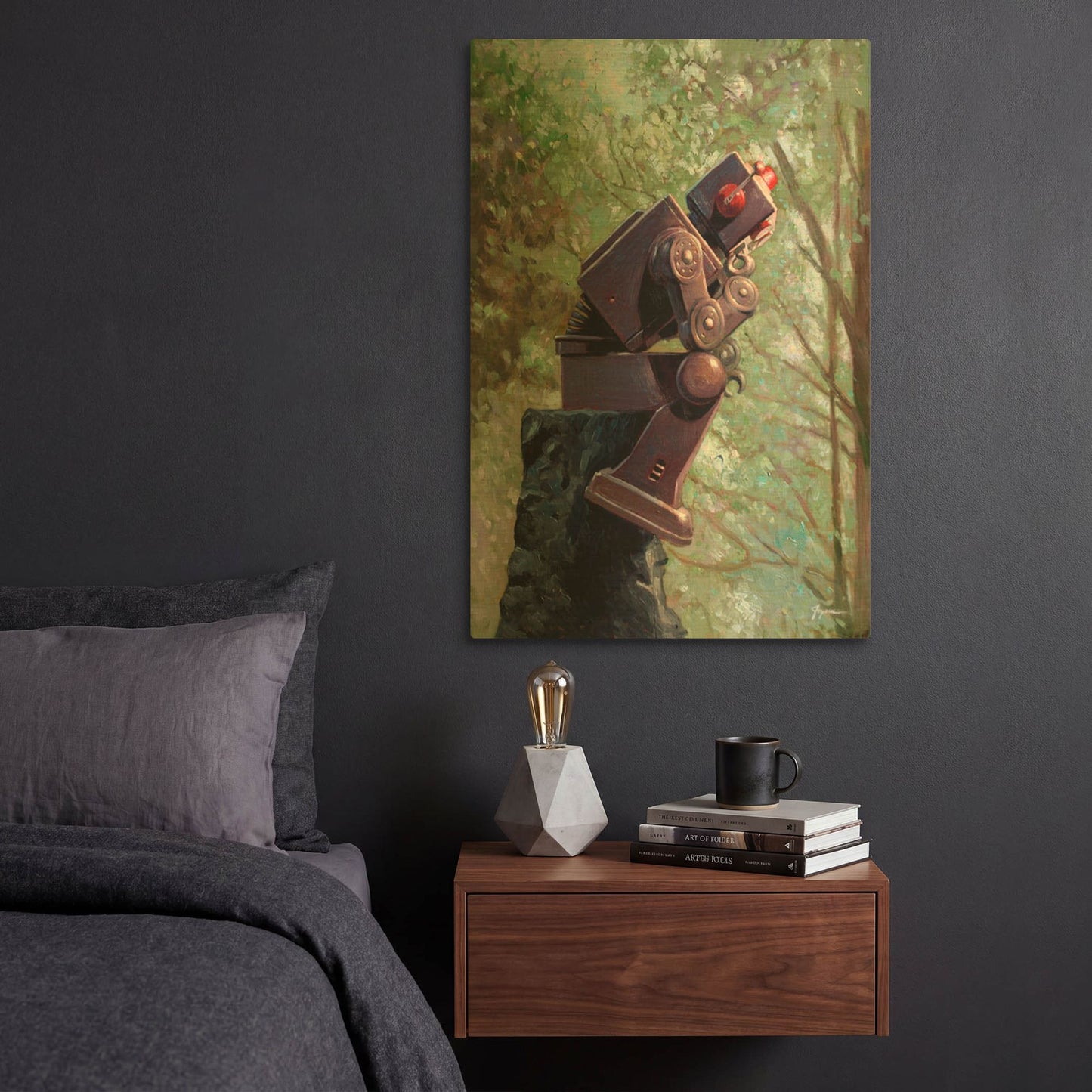 'Collator' By Eric Joyner Gold Metal Wall Art