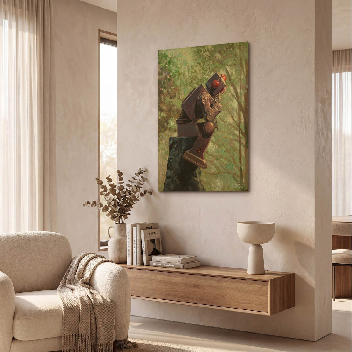'Collator' By Eric Joyner Gold Metal Wall Art