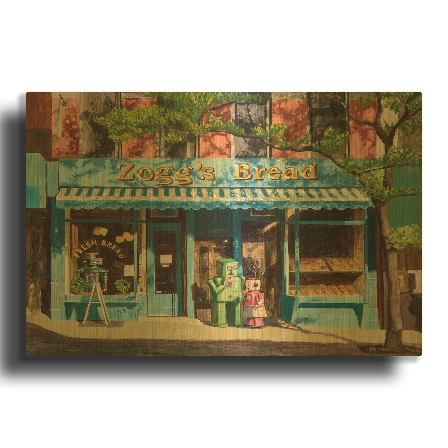 'Envy' By Eric Joyner Gold Metal Wall Art