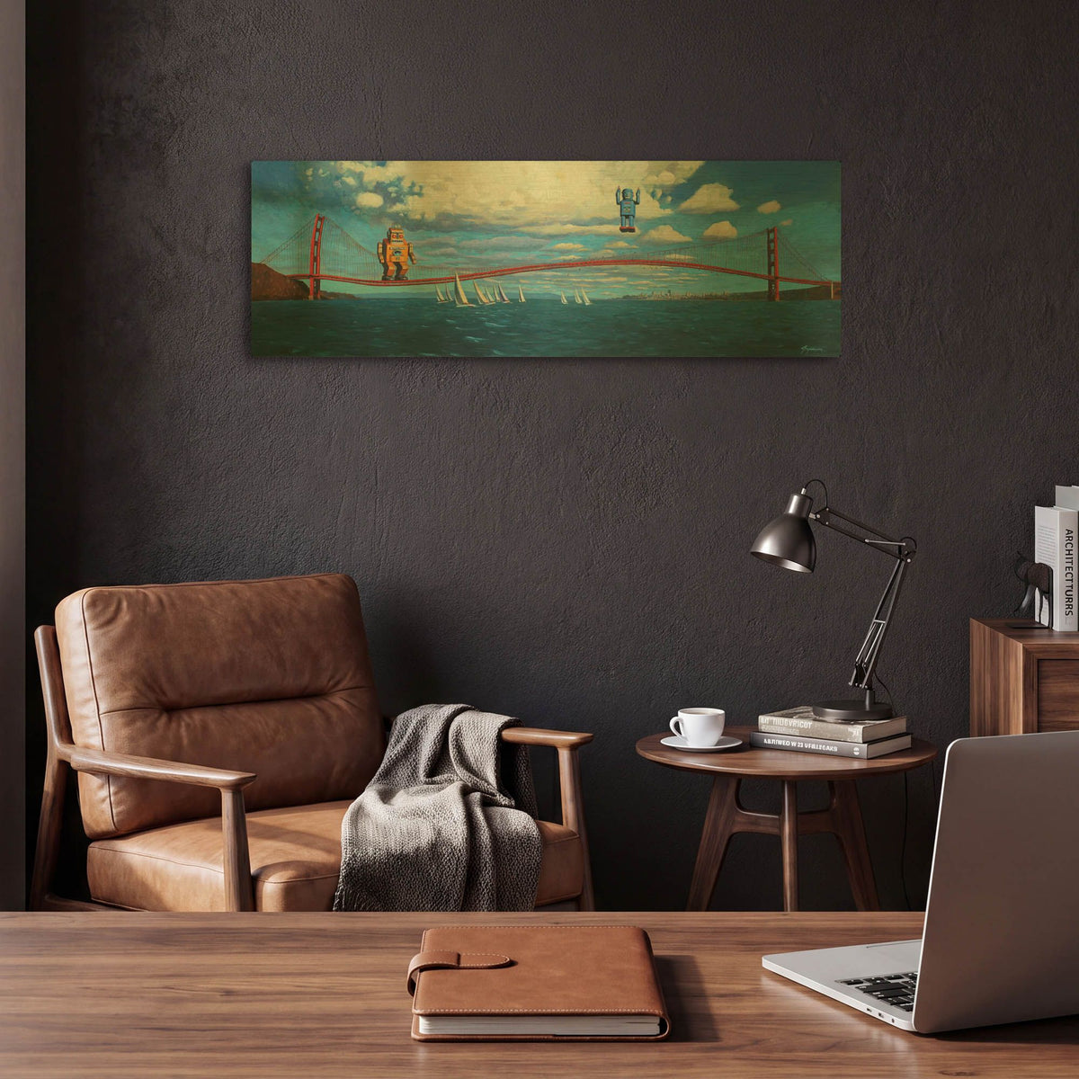 'Golden Gaters' By Eric Joyner Gold Metal Wall Art