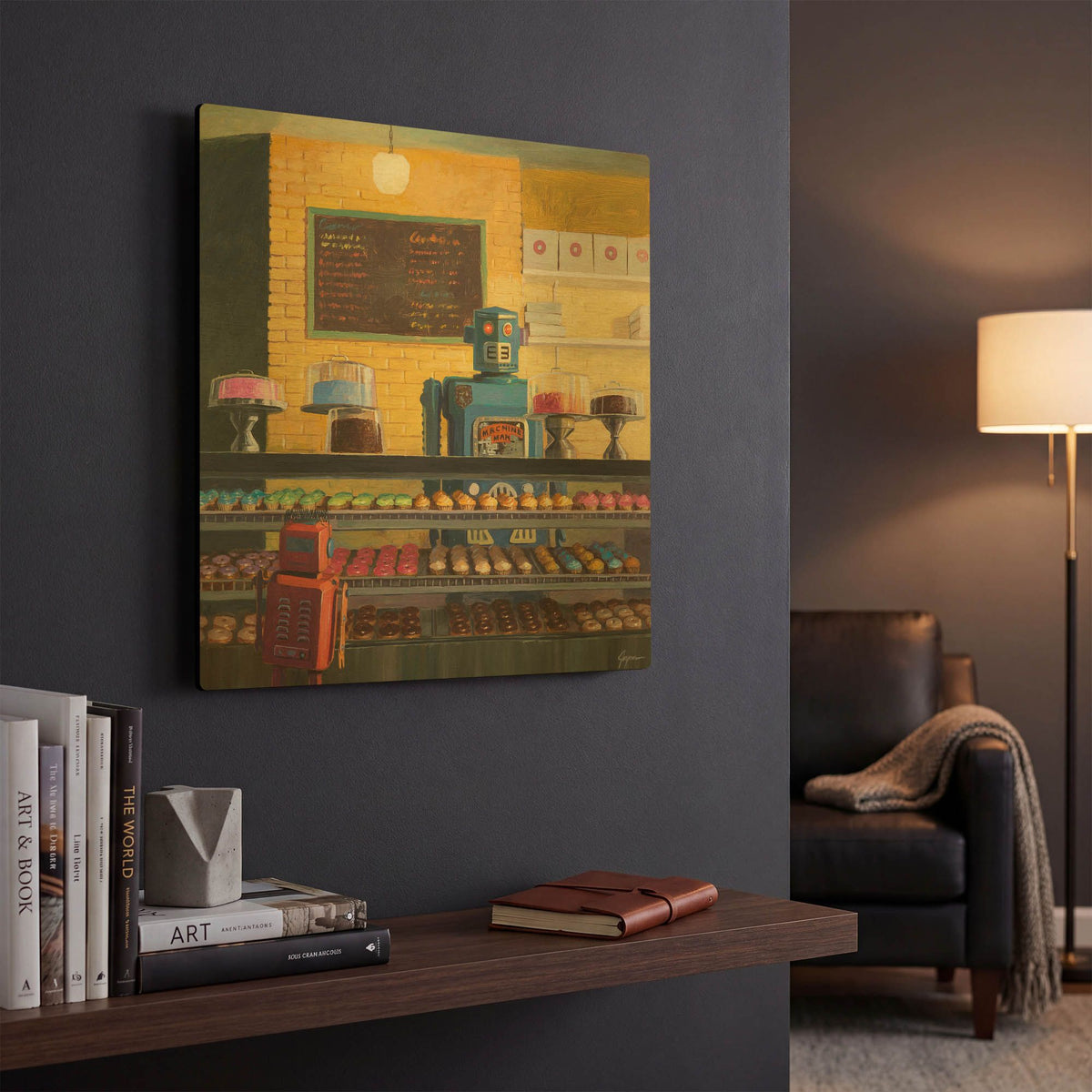 'Indecision' By Eric Joyner Gold Metal Wall Art
