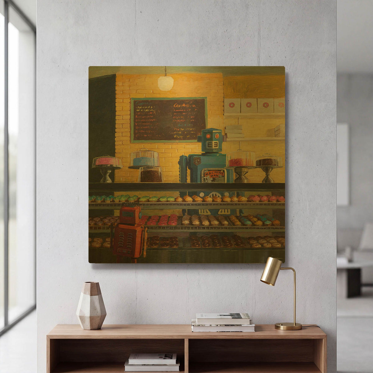 'Indecision' By Eric Joyner Gold Metal Wall Art