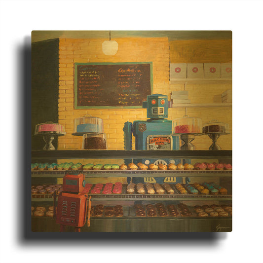 'Indecision' By Eric Joyner Gold Metal Wall Art