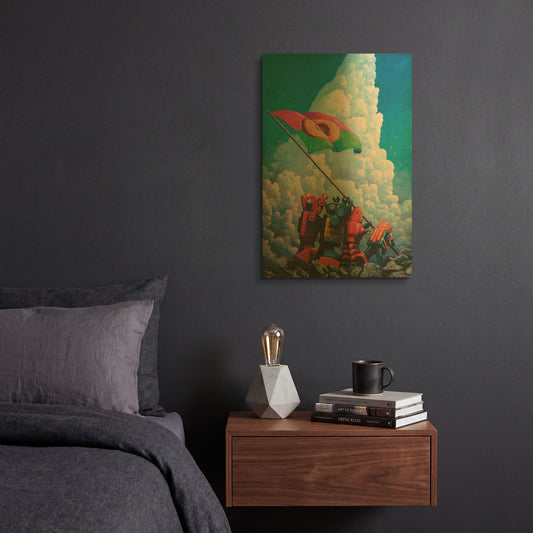 'Iogima' By Eric Joyner Gold Metal Wall Art