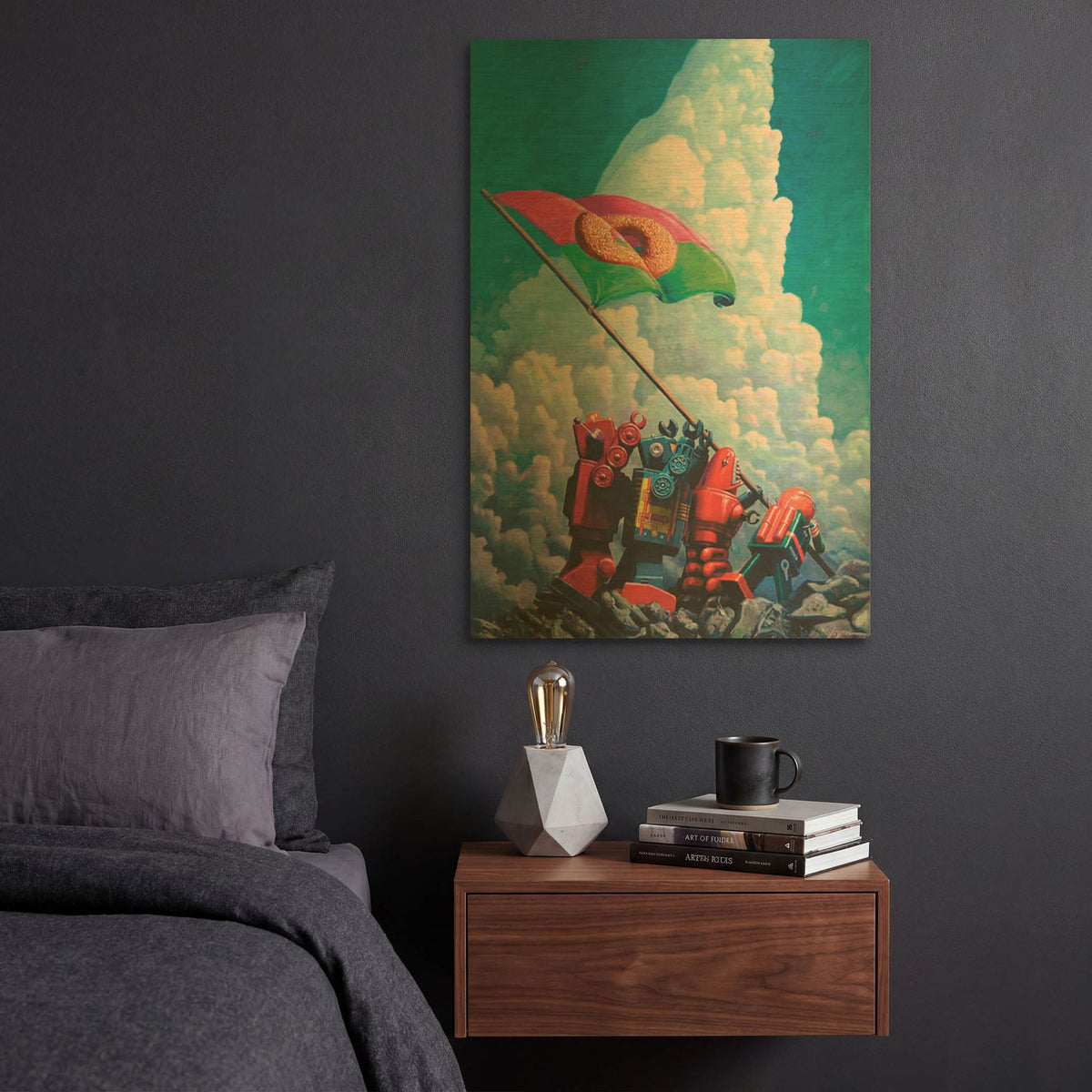 'Iogima' By Eric Joyner Gold Metal Wall Art