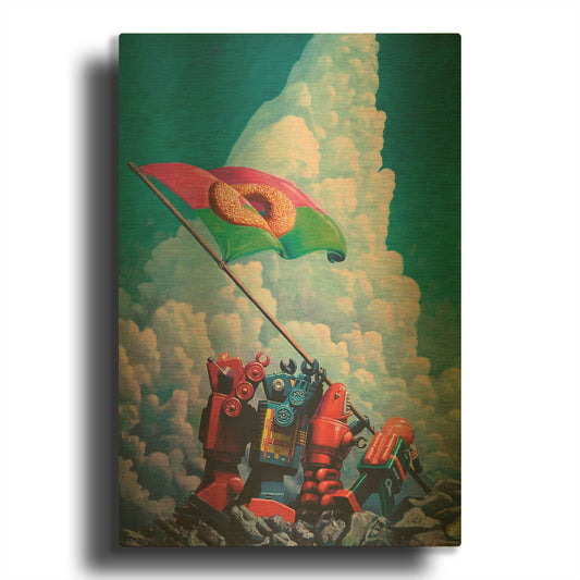 'Iogima' By Eric Joyner Gold Metal Wall Art