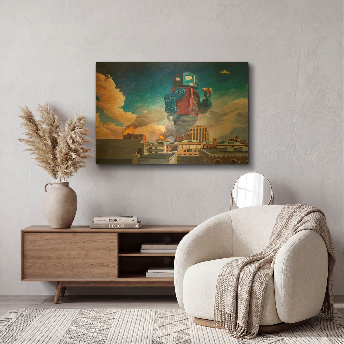 'Lunchtime' By Eric Joyner Gold Metal Wall Art
