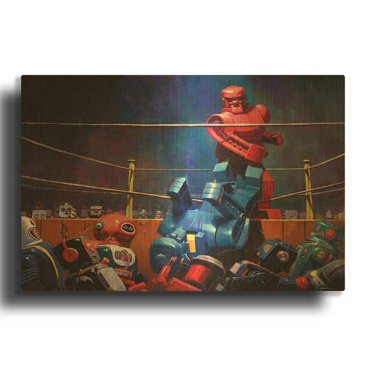 'Roc Sock' By Eric Joyner Gold Metal Wall Art