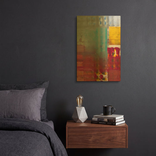 'The Storm Passes By' By Hooshang Khorasani Gold Metal Wall Art