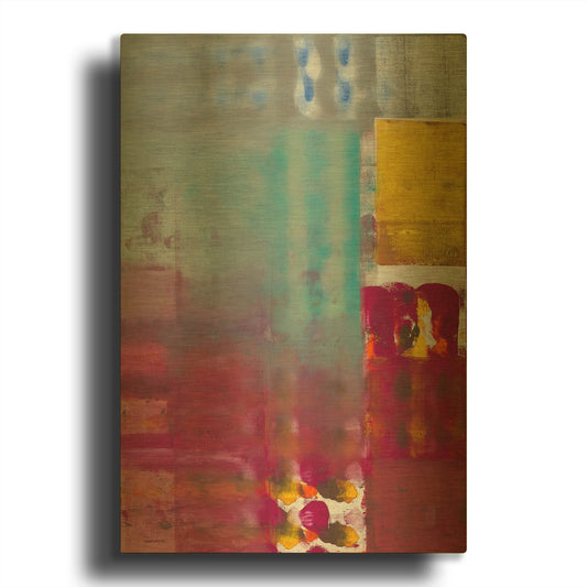 'The Storm Passes By' By Hooshang Khorasani Gold Metal Wall Art