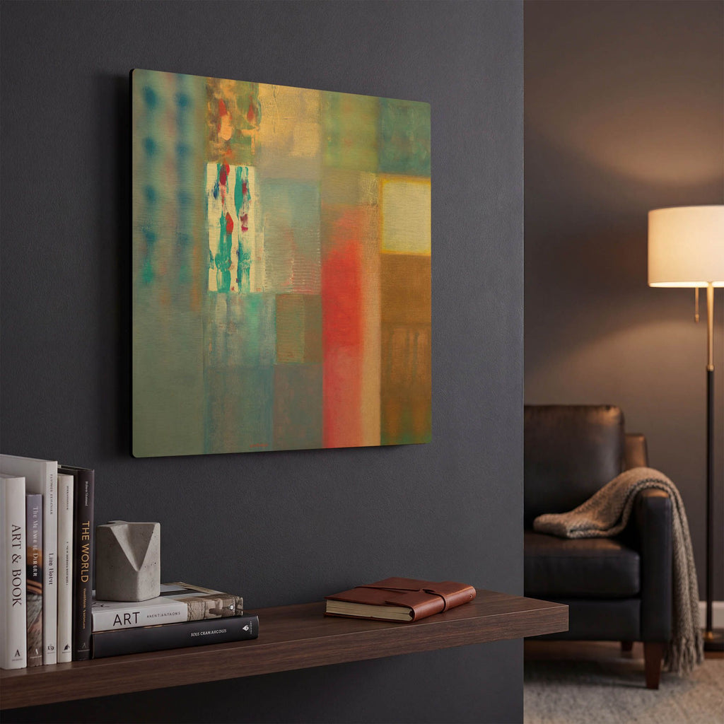 'Calm after the Storm' By Hooshang Khorasani Gold Metal Wall Art