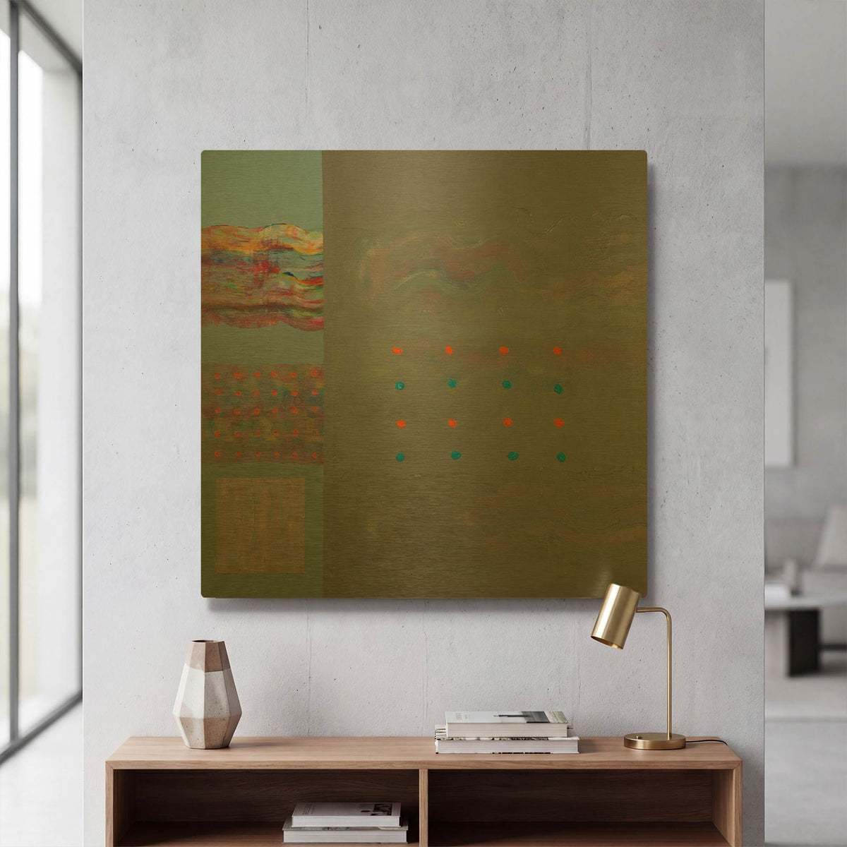 'Evening on the Bay' By Hooshang Khorasani Gold Metal Wall Art