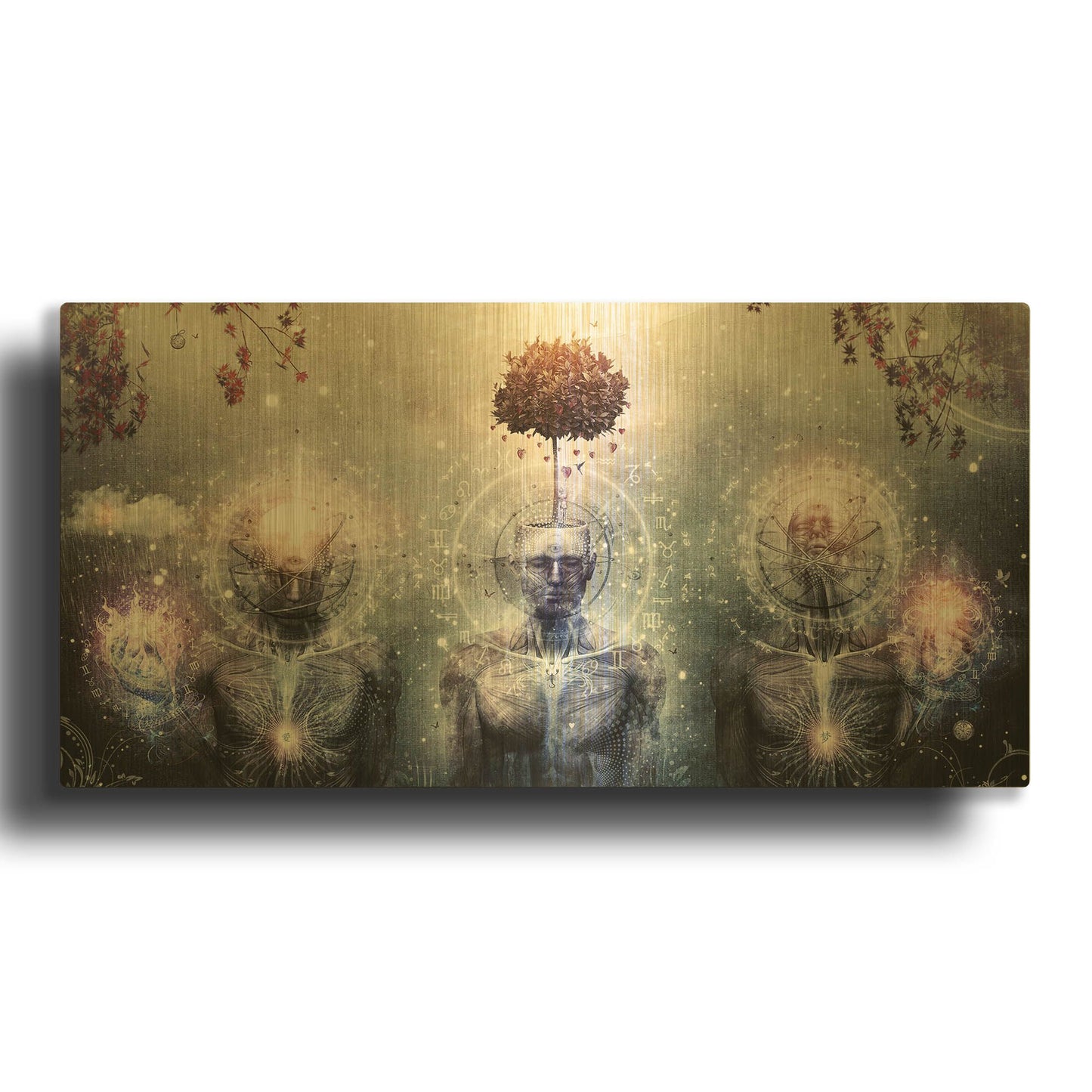 'Hope For The Sound Awakening' By Cameron Gray Gold Metal Wall Art