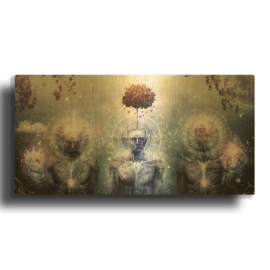 'Hope For The Sound Awakening' By Cameron Gray Gold Metal Wall Art
