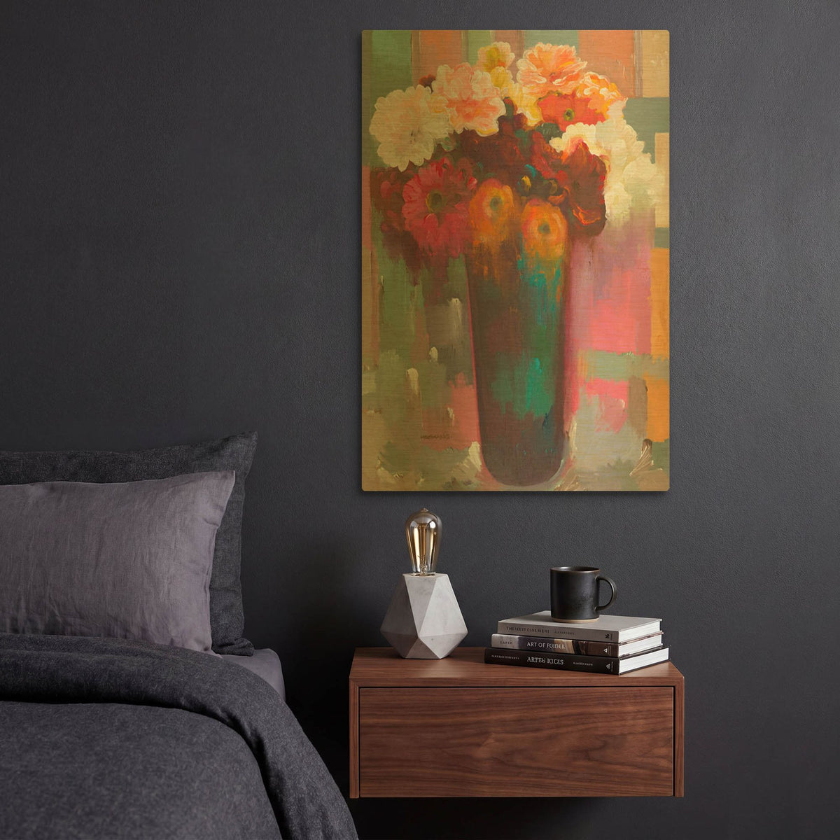 'In the Spotlight' By Hooshang Khorasani Gold Metal Wall Art