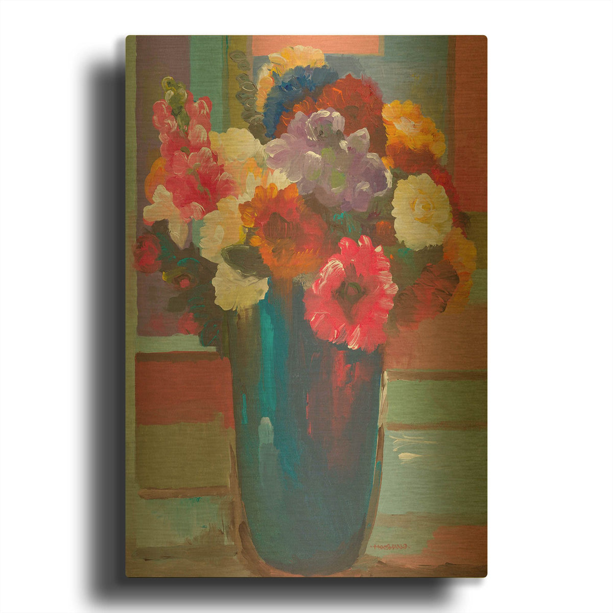 'Nature Selected' By Hooshang Khorasani Gold Metal Wall Art