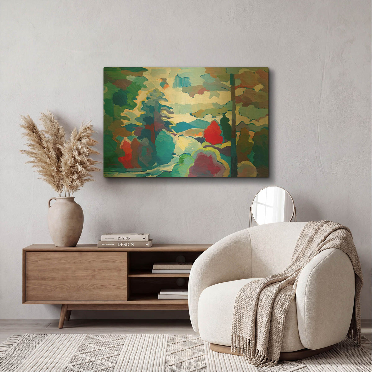 'Stream into Consciousness #2' By Hooshang Khorasani Gold Metal Wall Art