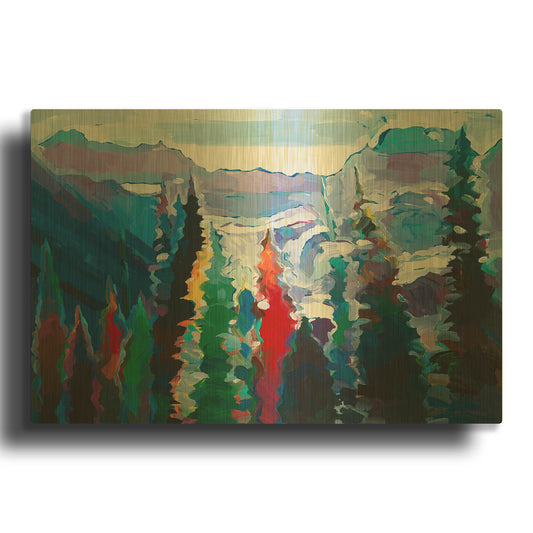 'Reach for the Sky #2' By Hooshang Khorasani Gold Metal Wall Art